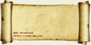 Anđela Nerić vizit kartica